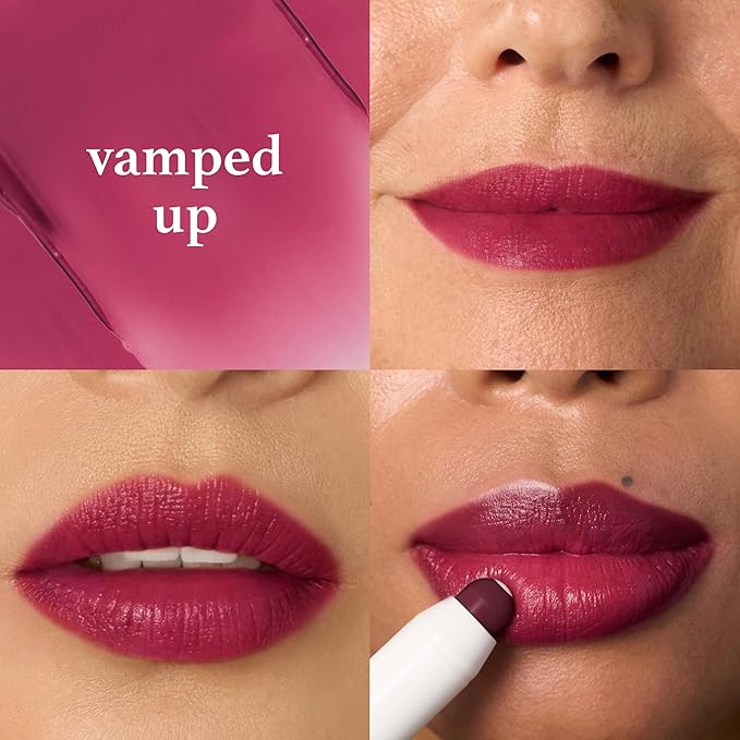 Julep It's Balm: Tinted Lip Balm + Buildable Lip Color - Vamped Up - Natural Gloss Finish - Hydrating Vitamin E Core - Vegan-VivaGrace Women