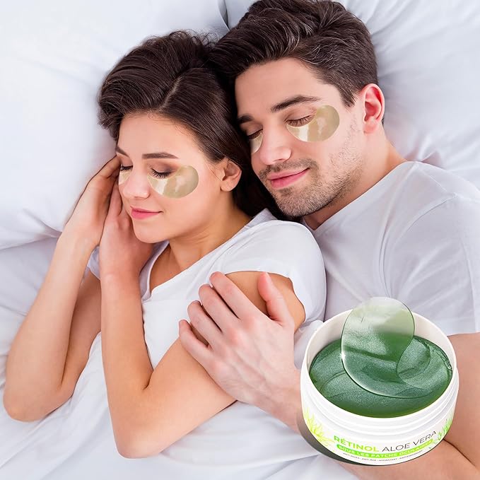 VELAMO ADVANCED Under Eye Patches: Aloe Vera Under Eye Mask for Dark Circles - Retinol Eye Patches for Wrinkles and Puffiness - Under Eye Bags Dark Circles Treatment for Women and Men 60 Pcs-VivaGrace Women