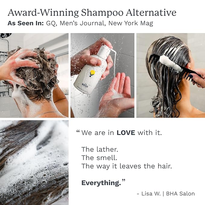 Highland: The Wash. Your new hair and scalp optimized shampoo alternative. Hydrating, balancing, nourishing & strengthening. Crafted with botanical ingredients.-VivaGrace Women