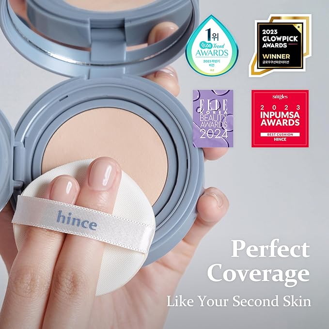 HINCE SECOND SKIN MESH MATTE CUSHION (IVORY, 21)-VivaGrace Women