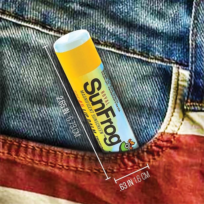 Royal SunFrog | 2-Pack Tropical Lip Balm with SPF 45 Sun Protection | Protects, Soothes, and Moisturizes with Vitamin E and Sunscreen (0.15oz/4.25g Per Stick)-VivaGrace Women