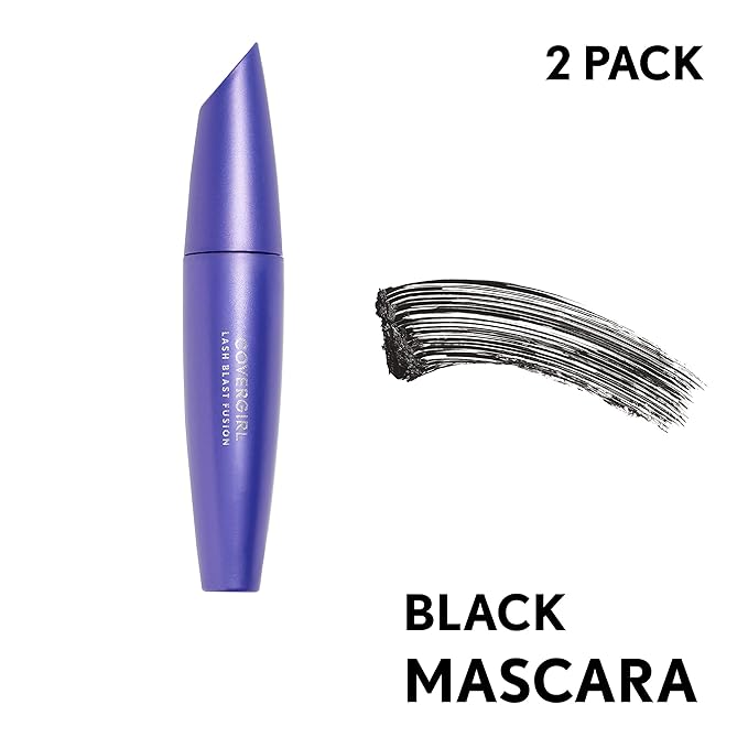 COVERGIRL Lashblast Fusion Mascara, Black 865, 2 Count