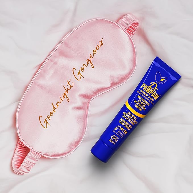 Overnight Lip Mask - Multi-Purpose Balm, Natural Pawpaw & Peptides Smooth Skin, Cracked Lips, Vegan, Ethical Beauty & Fregrance Free (25 ml)-VivaGrace Women