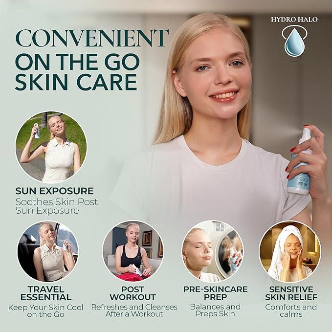 Hypochlorous Acid Spray for Face 4oz – Pure Hypochlorous Acid Spray Cleaner, Daily Cleansing Facial, pH Balanced, Plant Based, No Alcohol, USA Made-VivaGrace Women