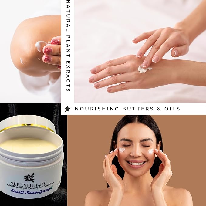 Ultra Moisturizing & Hydrating Body Butter Cream with Botanical Oils, Natural Ceramides, Hyaluronic Acid, Squalane, Cupuacu & Mango Butters-Heal, Soften & Repair Dry Skin 8oz-VivaGrace Women