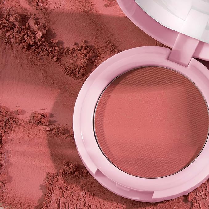 Mally Beauty Bulletproof Powder Blush - Power Peach - Long-Lasting Flush of Color - Compact Blush Powder Makeup - Matte Finish-VivaGrace Women