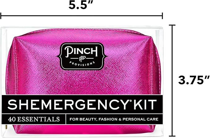 Pinch Provisions Shemergency Kit for Her, 40 Emergency Essential Items, Compact, Multi-Functional Pouch, Gift for Women, Birthday, Bachelorette Parties, and More!-VivaGrace Women