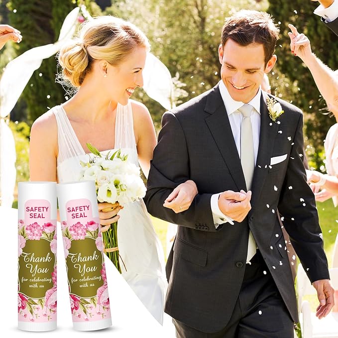 DMSKY Lip Balm Bulk 60 Pcs, Bridal Shower Gifts for Guests,Thank You Gifts for Coworkers Women Men, Bridal Wedding Favors for Guests-VivaGrace Women
