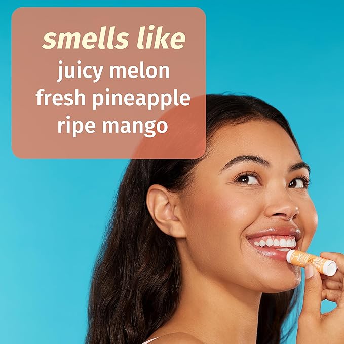 Sweet Pineapple & Honey Melon Herbal Lip Sunscreen .15 oz. SPF 30-VivaGrace Women