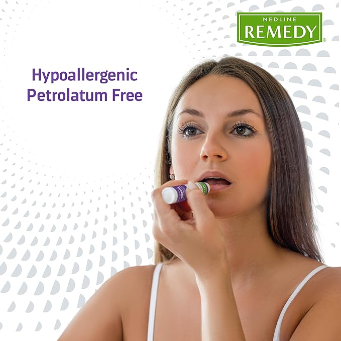 Medline Remedy Clinical Lip Balm, 3 Count, Citrus Scent, Moisturizing, Hydrating, Nourish, Nutrient Rich, Soothing Natural Oils, Revitalize, Comforting, Skin Conditioners, 0.15 oz Stick (Pack of 2)-VivaGrace Women