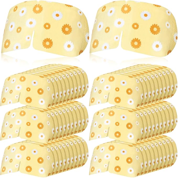 50 Packs Steam Eye Mask for Dry Eyes Spa Warm Sleep Eye Mask Self Heating Disposable Eye Masks for Home Office Travel Eyestrain Relieve (Chamomile Scent)-VivaGrace Women