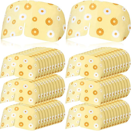50 Packs Steam Eye Mask for Dry Eyes Spa Warm Sleep Eye Mask Self Heating Disposable Eye Masks for Home Office Travel Eyestrain Relieve (Chamomile Scent)-VivaGrace Women