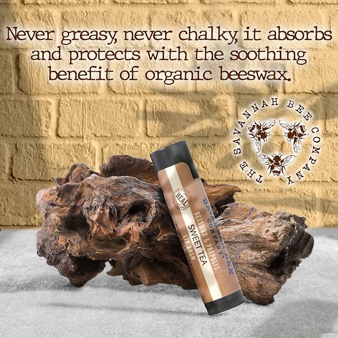 Savannah Bee Company Lip Balm - Lip Moisturizer for Chapped Lips - Hydrating Lip Balm with Pure Honey-VivaGrace Women