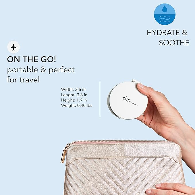 skn by conair Cool Beanz Reusable Under Eye Patches, Rechargeable Cooling Eye Mask to Reduce Dark Circles and Puffiness, and Refresh Tired Eyes-VivaGrace Women