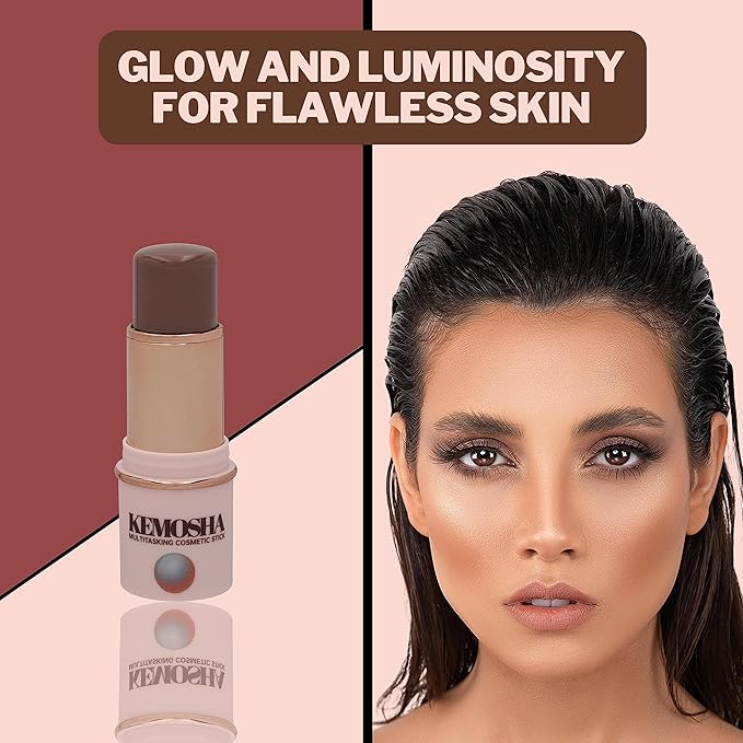 Kemostick Perk – Creamy and Luxurious Liquid Contour Stick – Vegan Cream Contour Balm for All Skin Types – Lightweight Formula with Quick Application – Sweatproof Contour Wand-VivaGrace Women