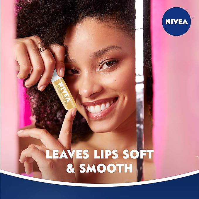 NIVEA Vanilla Buttercream Lip Care - All Day Moisturizing Lip Balm for Soft Lips - Pack of 4-VivaGrace Women