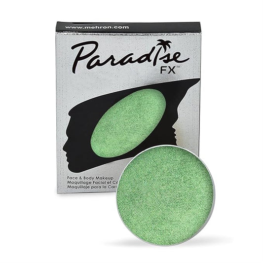 Mehron Makeup Paradise Makeup AQ Refill (.25 oz) (Metallic Green)-VivaGrace Women