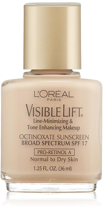 L'oreal Visible Lift Line-minimizing and Tone-enhancing Makeup, Normal/Dry Skin, Light Ivory, 1.25-Fluid Ounce-VivaGrace Women