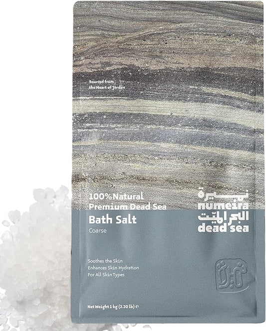Dead Sea Salts for Soaking Relaxing Sea Salt Bath Soak for Body Rejuvenation - Natural Mineral Salts - Coarse Dead Sea Salt Unscented Bath Salts for Women & Men (8.82 oz)-VivaGrace Women