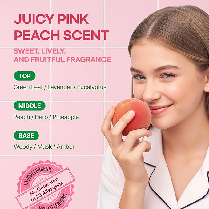 TS GD Shampoo for Girls | Korean Teen Shampoo with Upgraded Probiotics | Anti-Dandruff & Itchy Scalp Relief | Pink Peach Allergy-Free Fragrance | Sulfate-Free (13.53 fl oz, 400ml)-VivaGrace Women
