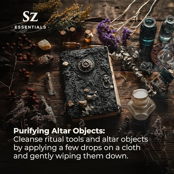 Evil Eye Protection Pure Essential Oil Blend - All-Natural Oils for Spells, Cleansing, Amulets & Rituals - Safeguard Against Negativity Evil & Harm -Therapeutic Grade & Vegan (5ml)-VivaGrace Women