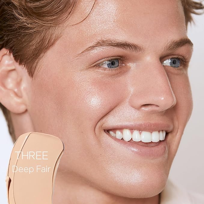 Saie Slip Tint Tinted Moisturizer with SPF 35 - Light Coverage, Glowy Skin Tint & Mineral Sunscreen for Face with Hydrating Hyaluronic Acid - Summer Makeup Essential - Shade Three (1.35 oz)-VivaGrace Women