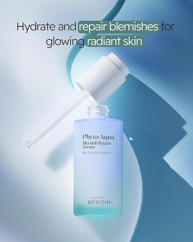 BEYOND Phyto Aqua Repair Face Serum (1.4fl oz) - Vegan Formula Korean Skin Care for Clear & Moisturized Skin, Hyaluronic Acid, Niacinamide-VivaGrace Women