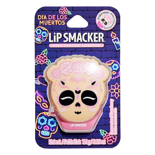 Lip Smacker Day of the Dead Lip Balm- Supernatural Strawberry (Pink)-VivaGrace Women