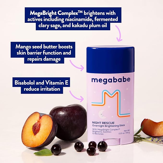 Megababe Night Rescue | Brightening & Soothing | 2.12 oz-VivaGrace Women