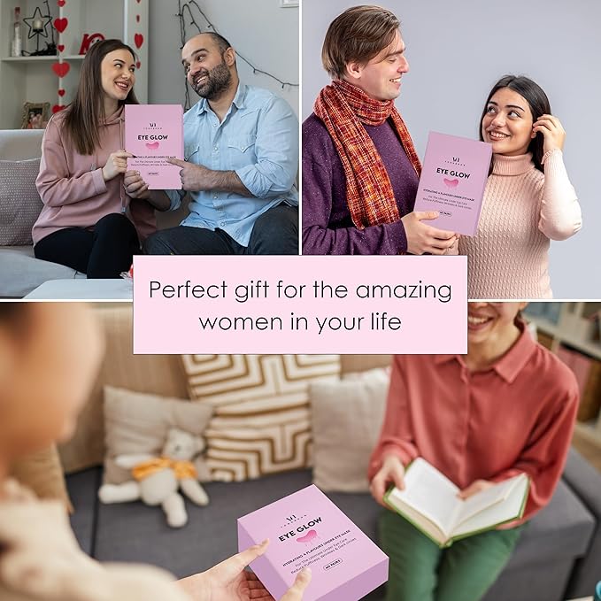 Under Eye Patches For Puffy Eyes (40 Sets) With Bonus Lip Masks - Under Eye Patches for Dark Circles and Puffiness - Under Eye Mask Treatment - Hydrating 4 Flavors Eye Masks - Reduce Dark Circles-VivaGrace Women