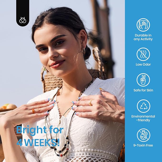 beetles Gel Polish Set, 6 Colors Yellow White Orange Blue Gel Polish Kit, Glitter Green Nail Polish Soak Off Nail Lamp Nail Art Manicure Kit, DIY Home Salon Gifts for Women-VivaGrace Women