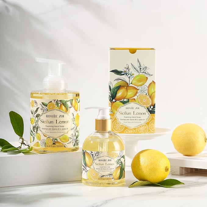 Liquid Hand Soap with Gift Box - Lemon - 260ml/ 8.7 fl.oz