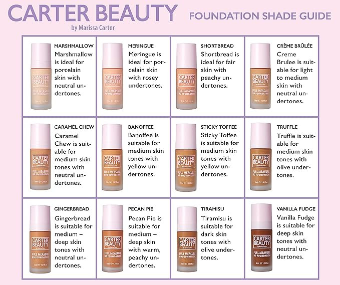 Carter Beauty By Marissa Carter Half Measure Dewy Foundation - Water-Based, Light-To-Medium Sheer Finish - Vegan And Cruelty Free, Paraben And Sulfate Free - Vanilla Fudge - 1.01 OZ-VivaGrace Women
