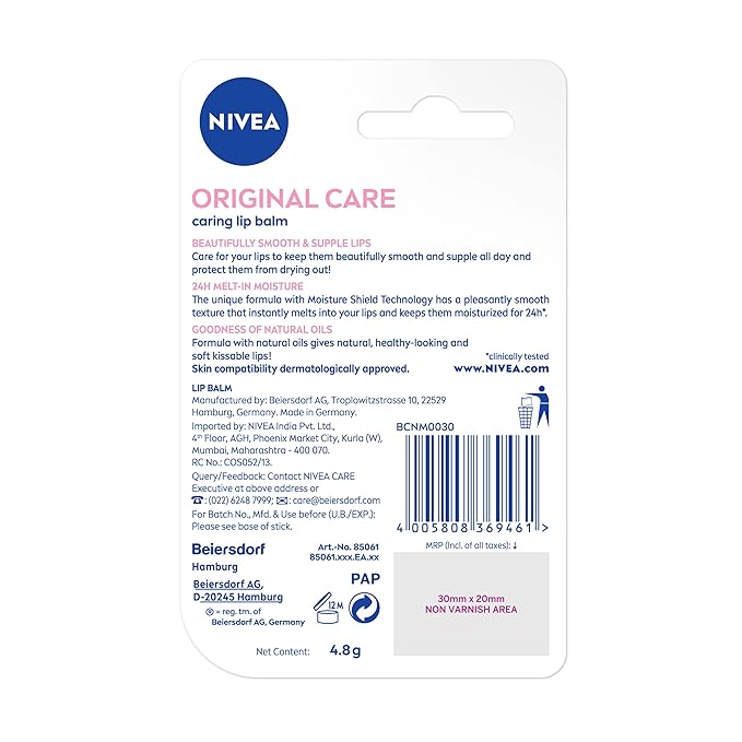Nivea Lipcare Essential 4.8g-VivaGrace Women