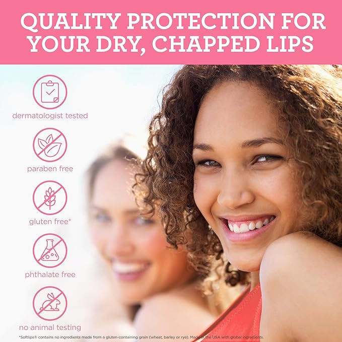 Softlips Watermelon Lip Balm 2-Pack with SPF 20 - Juicy Hydration for Smooth, Protected Lips-VivaGrace Women