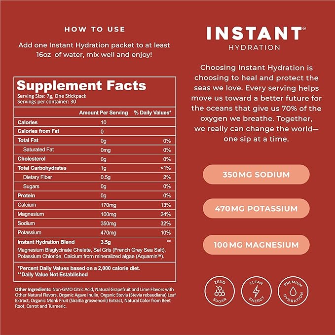 Instant Hydration Electrolytes Powder Packets - Paloma Electrolyte Drink Mix - Zero Sugar - Keto, Vegan, Gluten-Free, Non-GMO - Boost Recovery, Brain Health, Muscle & Tissue Support- 30 Sticks-VivaGrace Women