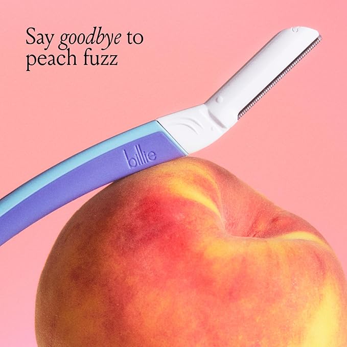 Billie - Dermaplane Starter Kit - Reusable Handle + 3 Refill Blades - Remove Facial Hair + Perfectly Shape Brows - Dermatologist-Approved - WaterPark-VivaGrace Women