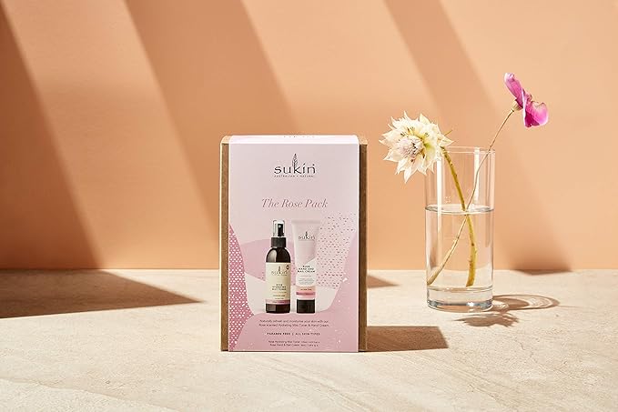 Sukin The Rose Pack Limited Edition Skin Care Gift Pack, Set of 2-VivaGrace Women