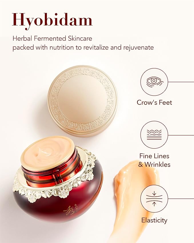 Sooryehan HYOBIDAM FERMENTED EYE CREAM - Korean Skincare, Luxury Premium High-end Cream, Intensive Skin Care (25 ml /0.84 Fl Oz) Korean Skincare-VivaGrace Women