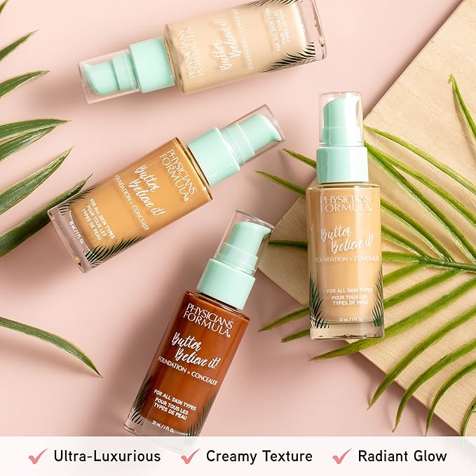 Physicians Formula Butter Believe It! Foundation + Concealer Deep-to-Rich-VivaGrace Women