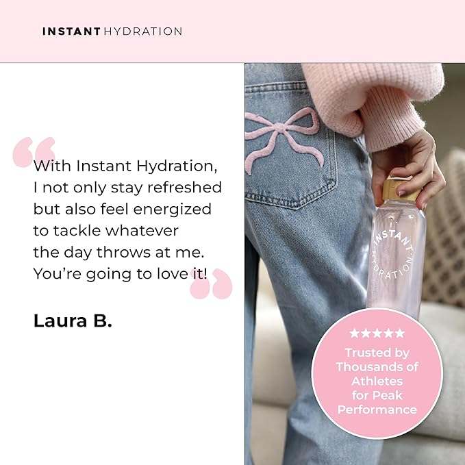 Instant Hydration Electrolytes Powder Packets - Cotton Candy Drink Mix - Zero Sugar - Keto, Vegan, Gluten-Free, Non-GMO - Boost Recovery, Brain Health, Muscle & Tissue Support- 30 Sticks-VivaGrace Women