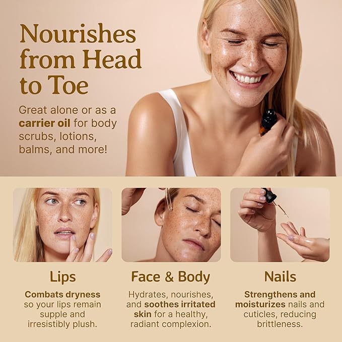 Bella Terra Oils - Organic Sea Buckthorn Oil 8oz - Cold-Pressed Treasure, Bursting with Omega-3 & Omega-6, A Radiant Glow in Every Bottle-VivaGrace Women