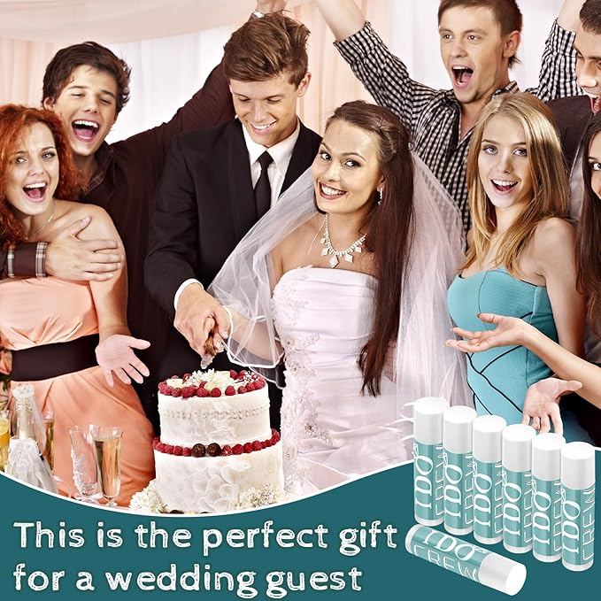 24 Pcs Bachelorette Lip Balm I Do Crew Wedding Party Gifts Bachelorette Lip Balm Gift Wedding Favors for Bachelorette Wedding Party Guest Supplies (Green)-VivaGrace Women
