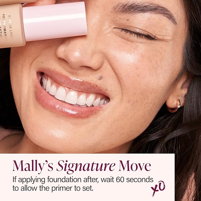 Mally Perfect Prep Neutralizing Tinted Face Primer Deep- 1 Fl Oz - Color-correcting Primer Makeup with Hyaluronic Acid - Long-Wear Foundation Face Primer-VivaGrace Women