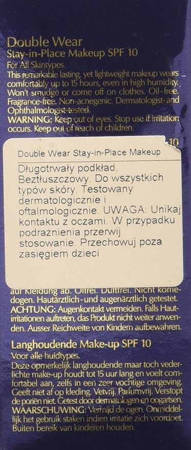 Double Wear Stay In Place Makeup SPF 10 - 3C3 Sandbar 30ml-VivaGrace Women