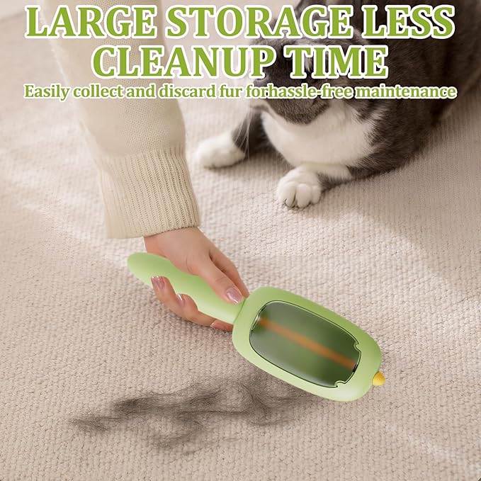 Reusable Lint Roller, Portable Lint Brush, Pet Hair Remover, Super Sticky and Washable, for Clothes, Furniture, Dog & Cat Hair(Green)-VivaGrace Women