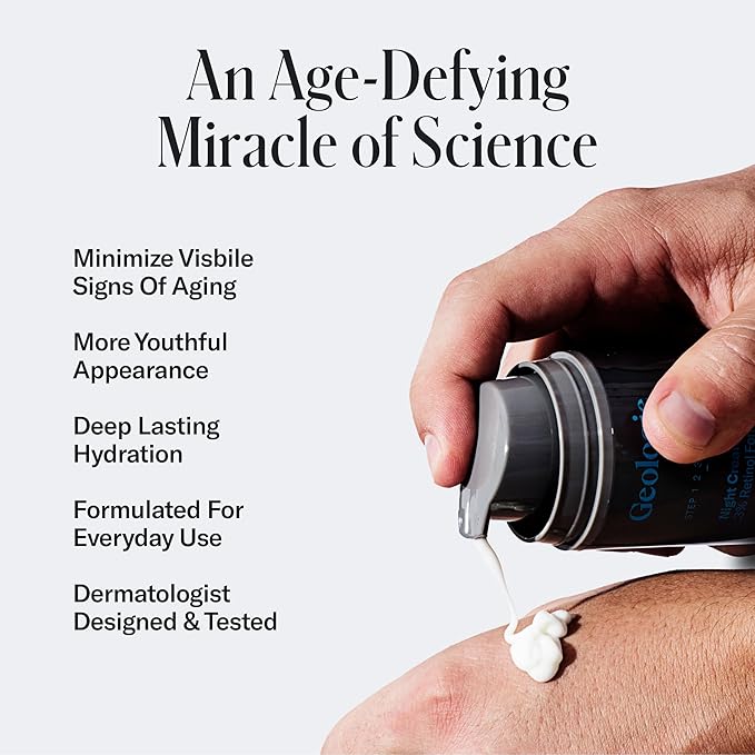 Geologie Retinol Anti-Aging Face Cream | Enhanced .2% Retinol Formula for Effective Results | Reduce Fine Lines & Wrinkles | Protect & Repair Skin With Hyaluronic Acid & Niacinamide | For Men & Women-VivaGrace Women