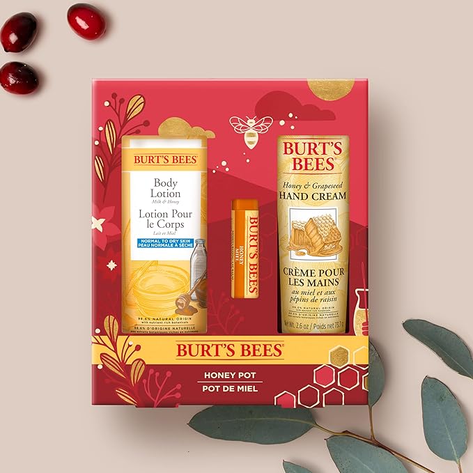 BURTS BEES Honey Pot Gift Set, 1 EA-VivaGrace Women