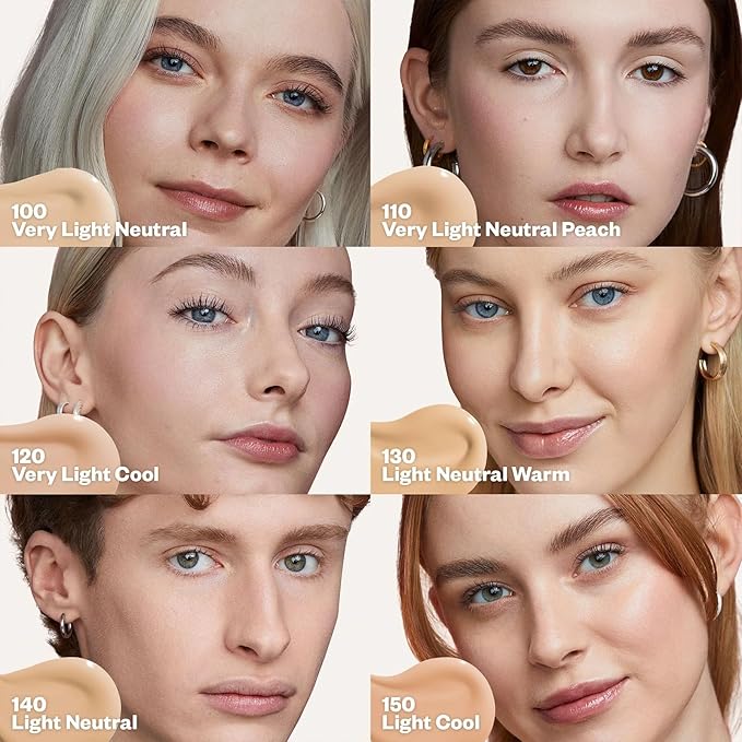 Kosas Revealer Skin-Improving Foundation with SPF 25 Protection - Hydrate, Brighten, Soothe, Plump, Protect Skin - Smoothing Texture, Natural Finish and Clean Formula - Very Light Cool 120-VivaGrace Women