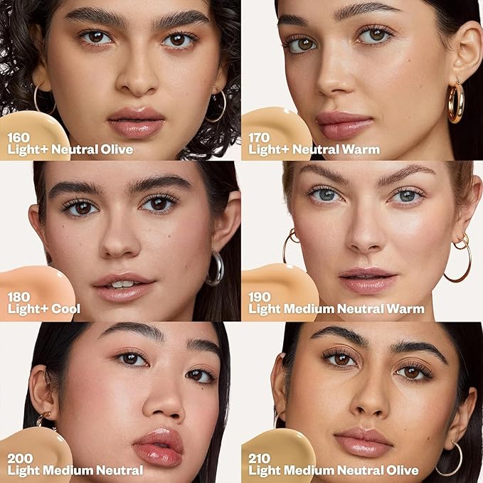 Kosas Revealer Skin-Improving Foundation with SPF 25 Protection - Hydrate, Brighten, Soothe, Plump, Protect Skin - Smoothing Texture, Natural Finish and Clean Formula - Light+ Cool 180-VivaGrace Women